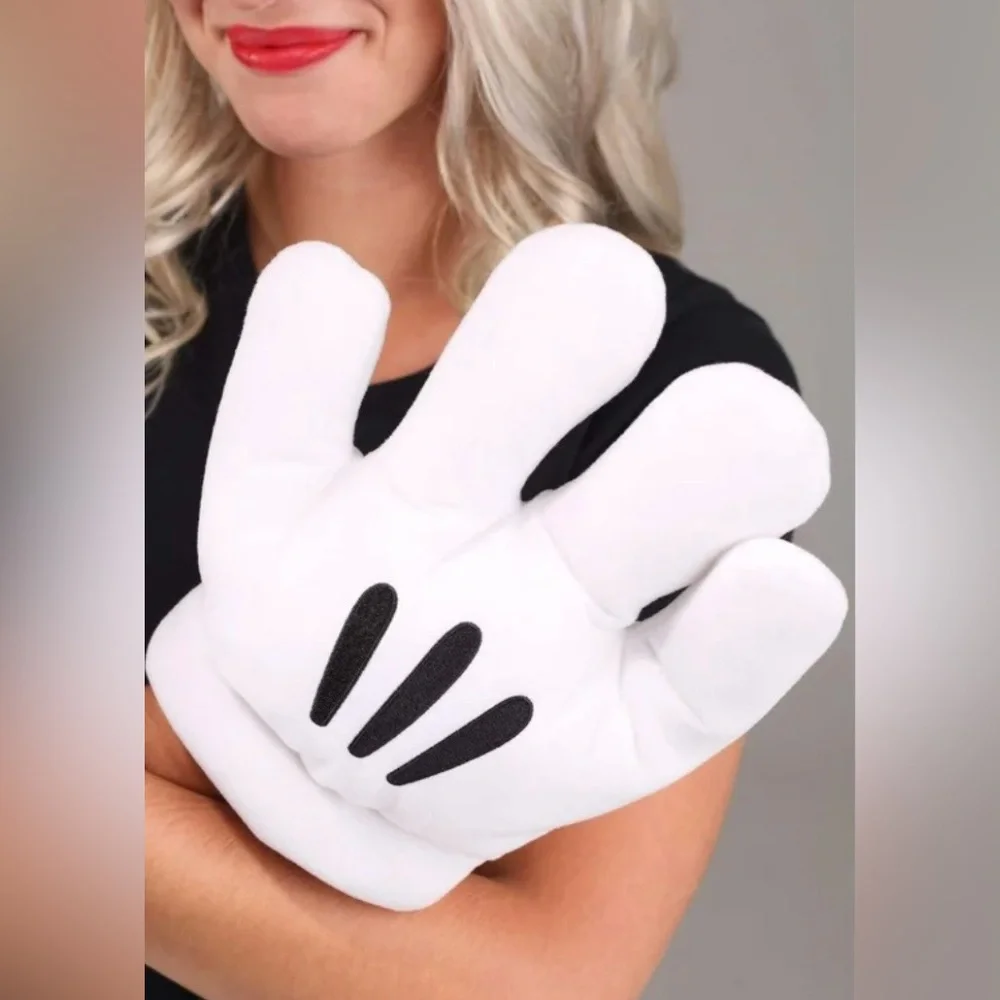 Disney Parks Mickey Mouse Plush Costume Gloves, Adult Size Character Hands